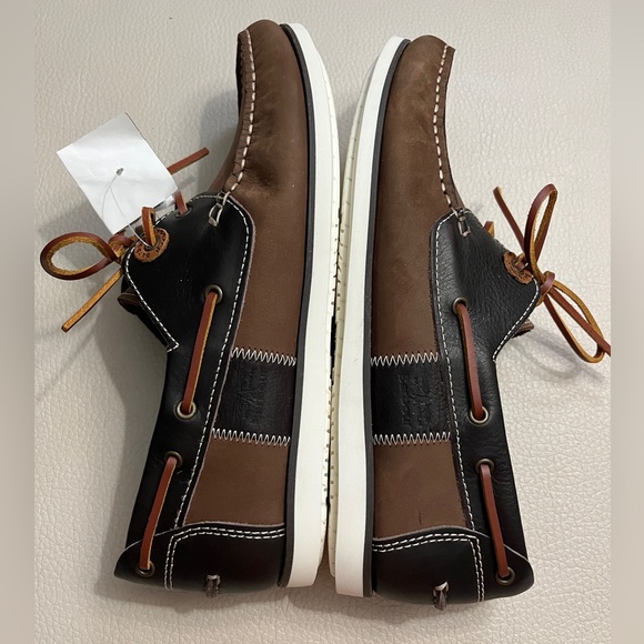 NWOB - Barbour Men’s Wake Boat Shoes - Made in Portugal - UK 10/US 11/EU 44 - Picture 6 of 10